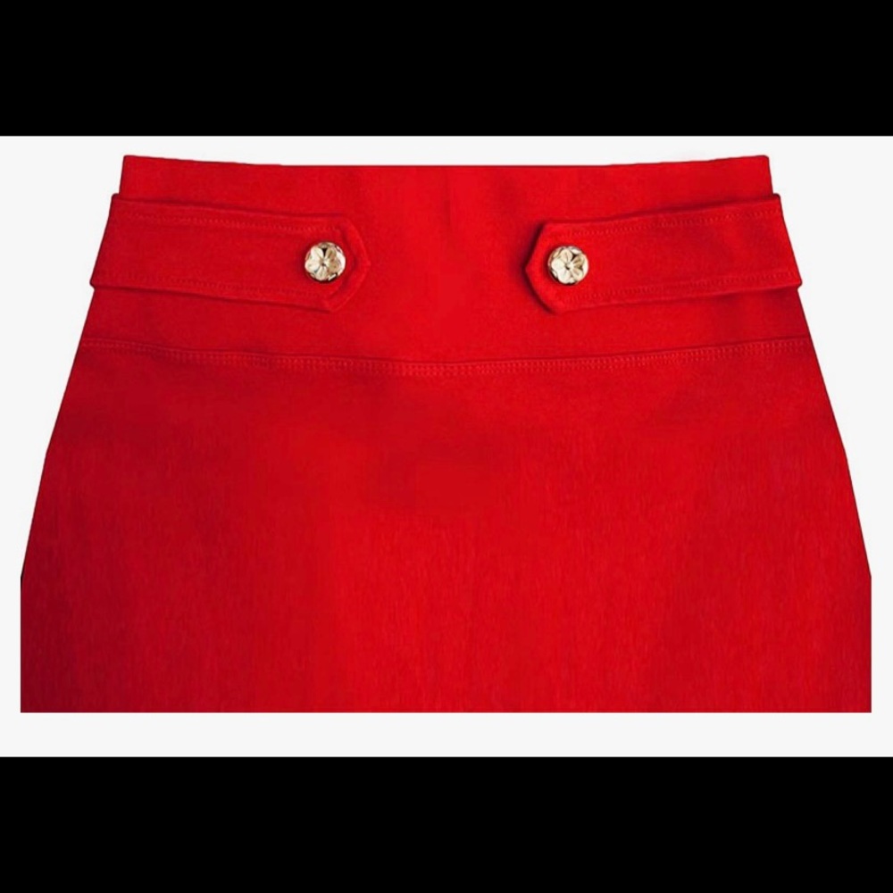 Sexy Red Pointe Pencil Skirt - Picture 4 of 4